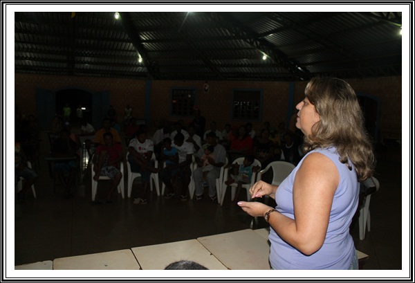 Reunião com moradores na Vila Princesa