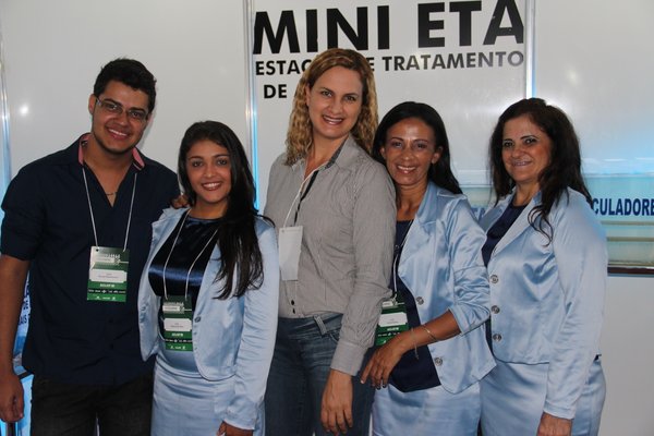 Equipe da CAERD na abertura da IV FECOMIND em Jí-Paraná - 10.10.2012