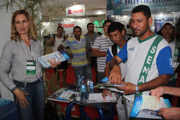 Público presente no STAND da CAERD na IV FECOMIND