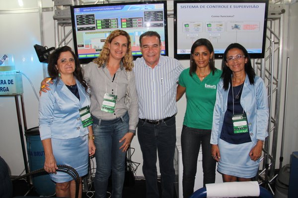 Prefeito eleito de Jí-Paraná no STAND da CAERD na FECOMIND